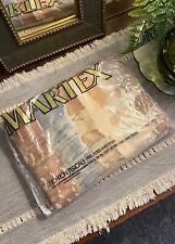 NOS Vintage Sealed New Martex Full Fitted Sheet 80s Pastel Watercolors picture