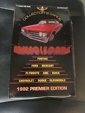 Muscle cars Collectors Cards 1992 Premier Edition NEW IN PACK*** picture