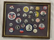 27 VTG US Presidential Campaign Pins Buttons picture