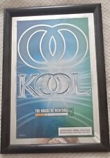 Vintage Kool Cigarettes Tobacco “The House of Menthol” Framed Mirror picture