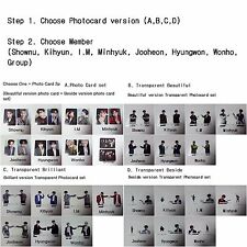 MONSTA X 1st Beautiful selected Official Original photocard 2p K-POP Photo Card picture