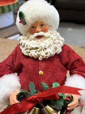 Possible Dreams Dept 56 Clothtique Retired 2017 Santa MERRY STOCKINGS picture