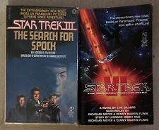 Star Trek: The Search for Spock & The Undiscovered Country - 1st Printing Vtg PB picture