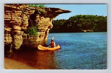 Wisconsin Dells WI-Wisconsin, At The Swallows Nests, Antique, Vintage Postcard picture