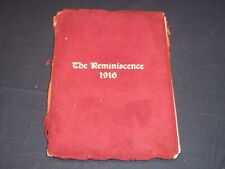 1916 THE REMINISCENCE YORK HIGH SCHOOL YEARBOOK - YORK, PENNSYLVANIA - YB 1942 picture