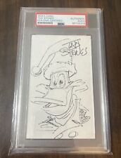 Tad Stones Darkwing Duck PSA/DNA Autographed Signed Hand Drawn Sketch  picture