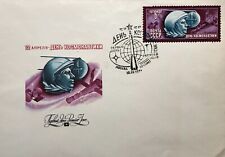 1977 Vintage Day 1 Envelope Astronaut Cosmonautics Day Space Stamps picture