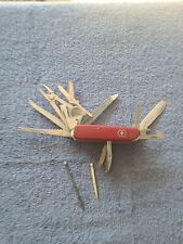 Victorinox Vintage Craftsman Red Swiss Army Knife Blade Damaged Tip Collectable  picture