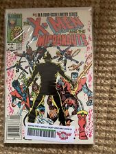 X-MEN & THE MICRONAUTS #1-4 set (1984), with New Mutants et al., Marvel  VF picture
