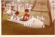 Color Photo Airline Kiddie Ride - 1971 picture
