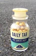 RARE vintage 1960s DAILY TAB Montgomery Ward glass vitamin bottle old nutrition  picture