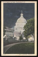 Vintage Postcard - U.S. Capitol By Night, Washington, D.C. picture