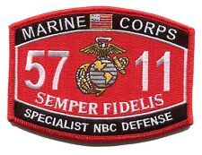 5711 Specialist NBC Defense MOS Patch picture