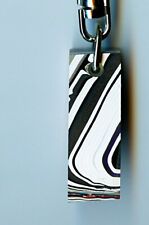 Fordite Key Chain - 36.85mm x 13.41mm x 11.32mm     (1746) picture