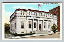 Winchester KY-Kentucky, Post Office Building Vintage Souvenir Postcard picture