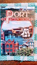 WOODEN POST CARD AWESOME PORT TOWNSEND WASHINGTON picture