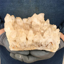 5.8 LB Natural Clear Quartz Cluster Crystal Mineral Specimen Healing picture