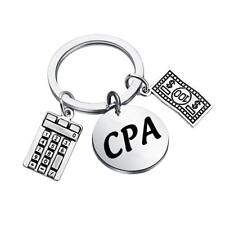 CPA Keychain CPA Gifts Certified Public Accountant Gifts Coworker Employee Ap... picture