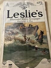 Leslie's Illustrated Weekly Magazine #3119 FN 1915 picture