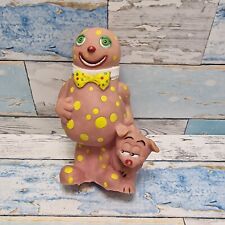 Retro Mr Blobby Squeaky Dog Toy Figure  BBC 1992 still squeaks  slight tear picture