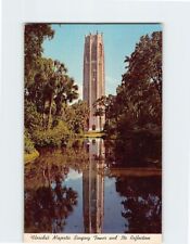 Postcard Majestic Singing Tower & Its Reflection Florida USA picture