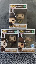 Funko Pop Vinyl: Ron with the Flu Excl #1152 Ron Swanson #499 Duke Silver #1149 picture