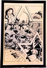Solo Avengers #19 Sandy Plunkett 11x17 FRAMED Original Art Poster Marvel Comics picture