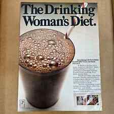 Vintage Print Magazine Ad 1971 General Foods The Drinking Woman's Diet Shake picture