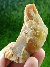 Very unique Astrophyllite included Golden Quartz Curved Crystal - Zagi Mnts, Pak picture