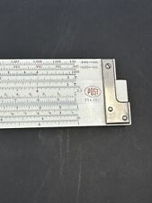 Vintage POST VERSALOG Engineer Slide Rule Tool With Case 1460 HEMMI BAMBOO JAPAN picture