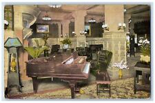1909 Hotel Washington Grand Piano Hall Couch Annex Seattle Washington Postcard picture