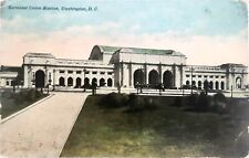 Vintage Postcard 1908 Union Train Station Washington DC picture