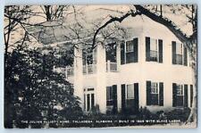 Talladega Alabama AL Postcard The Julian Elliot Home Built 1825 1964 Antique picture
