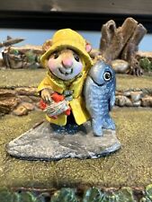 Wee Forest Folk M-41 Fisher Mouse - Early Vintage Piece On Slate picture