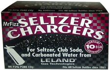 Leland Soda Chargers Seltzer Chargers CO2 40 count Mr Fizz 8 gram cartridges picture