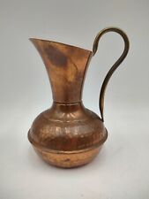 Vintage Ethan Allen Hammered Copper Harvest Water Pitcher Made In England  picture