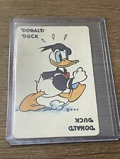 1941 WALT DISNEY WHITMAN DONALD DUCK OLD MAID CARD GAME CARD RARE DISNEYANA picture