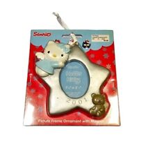 Vintage Sanrio 2001 Hello Kitty Angel Star Christmas Ornament Photo Holder picture