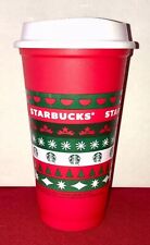 Starbucks 2020 Limited Reusable Grande Christmas 16oz Red Holiday Cup picture