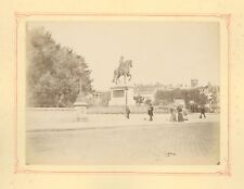 Paris 1890 1900 Old Photography Monument Animated Scene Albumin Print 18 picture