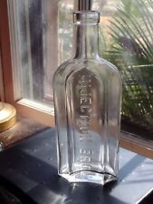 Vintage  Clear INJECTION BROU bottle GONORRHOEA SYPHILIS VD quack cure 7.75