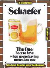 Metal Sign - 1975 Schaefer Beer- 10x14 inches picture