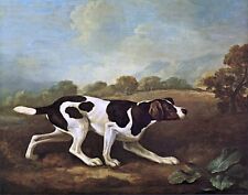 Oil painting Pointer-George-Stubbs-oil-painting dog in landscape handmade canvas picture
