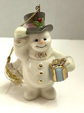 Lenox Classics 1998 Snowman Ornament A Frosty Morning Annual Collectible picture