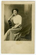 1910s Young Woman Exceptional RPPC Real Photograph CYKO Postcard picture