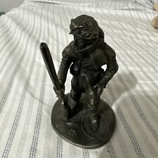 Franklin Mint American People THE PATHFINDER Trapper Pewter Figurine 1974 picture