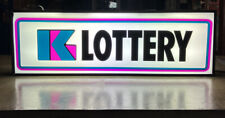 Vintage Kentucky Lottery Electric Hanging Sign Double Sided convenient store picture