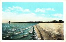 Jamestown Island Virginia VA Sea Wall WB Postcard VTG UNP Vintage Unused picture