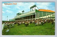 Salem NH- New Hampshire, Grandstand And Club House, Antique, Vintage Postcard picture