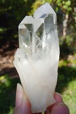 Twinned Quartz cluster with phantoms and rainbows picture